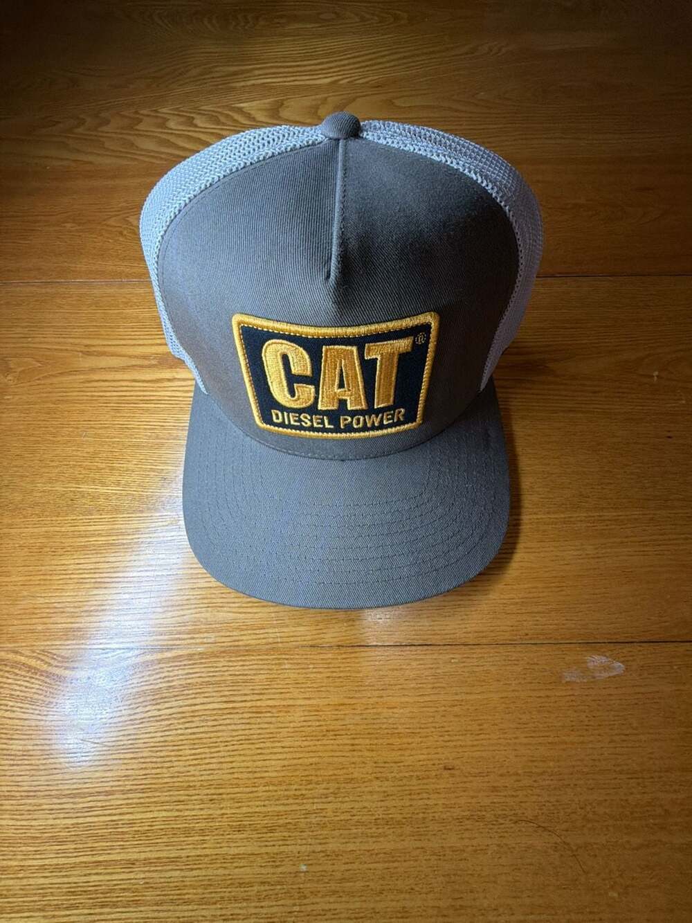 Caterpillar Diesel Power Trucker Hat OS Gray Mesh Snapback